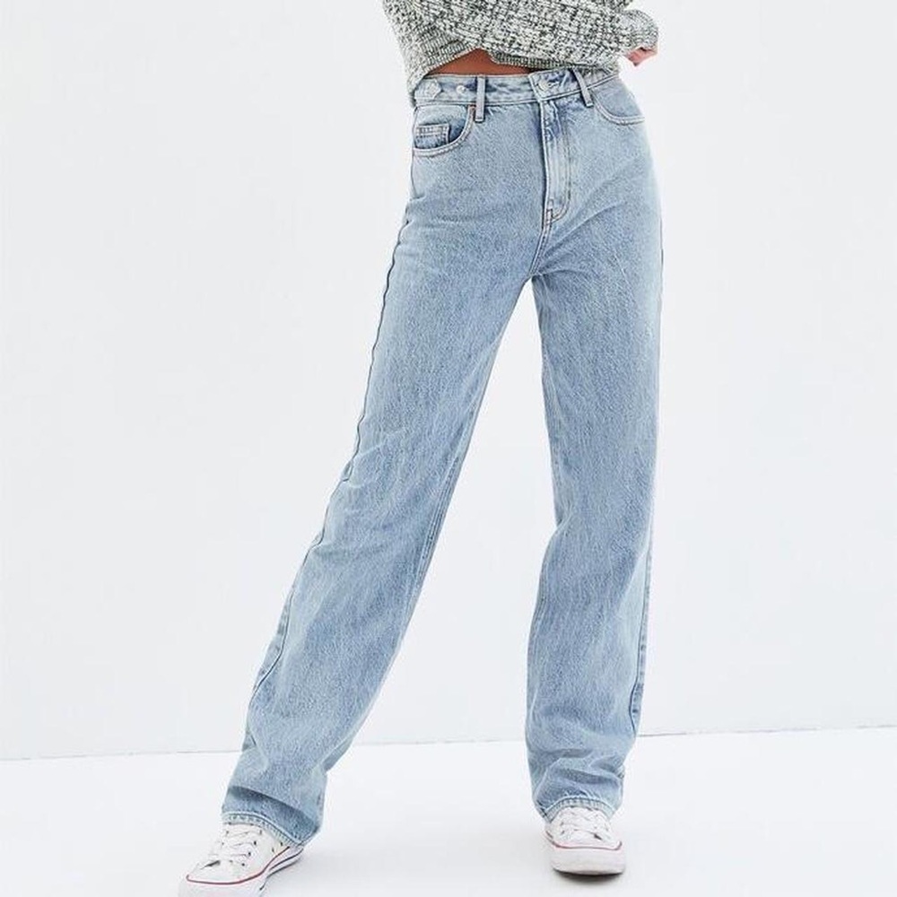 Pacsun Light Button Tab ‘90s Boyfriend Jeans